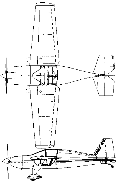 RANS S-10 3-view